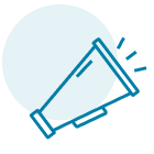 Megaphone icon.